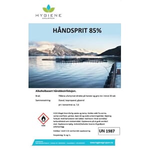 Håndsprit 85 % 5 liter