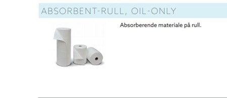 Absorbent rull oil-only
