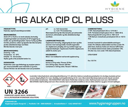 HG Alka Cip Cl Pluss