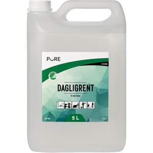 Dagligrent Pure u/parfyme 5 liter