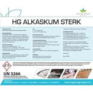 HG Alkaskum Sterk