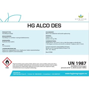 HG AlcoDes