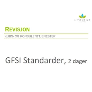 GFSI standarder, 2 dager