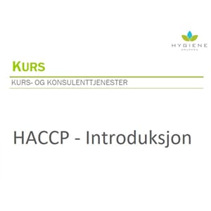 Kurs HACCP introduksjon online