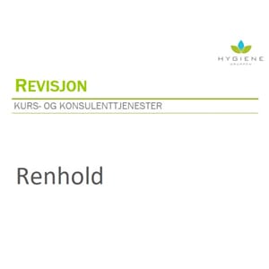 Revisjon renhold