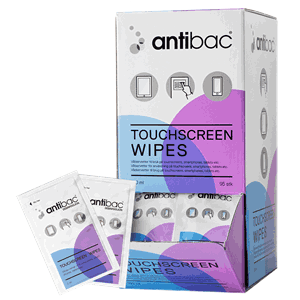 Antibac Touchscreen wipes